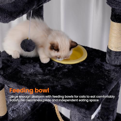 Tall Cat Tree 78 (Smoky Gray / 70 inch)