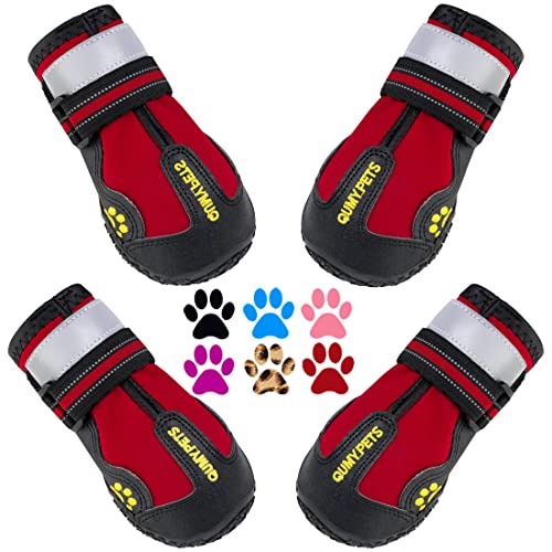 Dog Shoes for Hot Pavement (Size 2: 1.9''x2.4''(W*L) (Pack of 4))