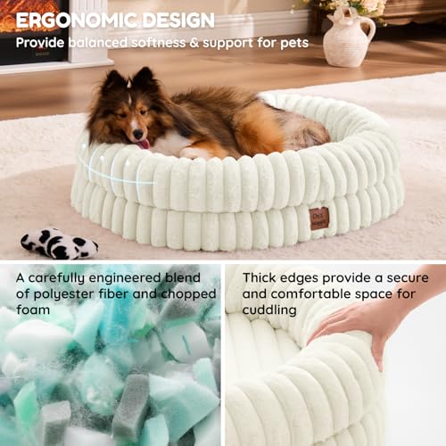 Orthopedic Dog Bed (Cream / M(30*24*7))