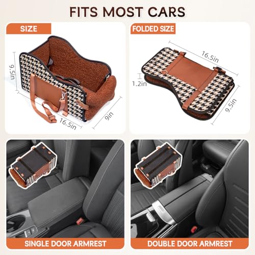 Center Console Dog Car Seat for Small Dogs