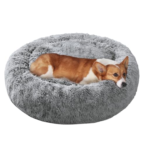 Dog Bed Calming Anti (27" / Smoke Black)