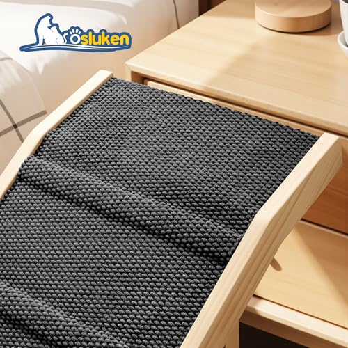Dog Ramp for Bed (Black / 64"X 17inch)