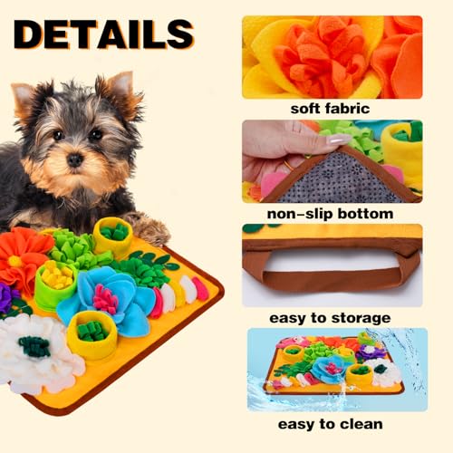 Snuffle Mat for Dogs (Orange)