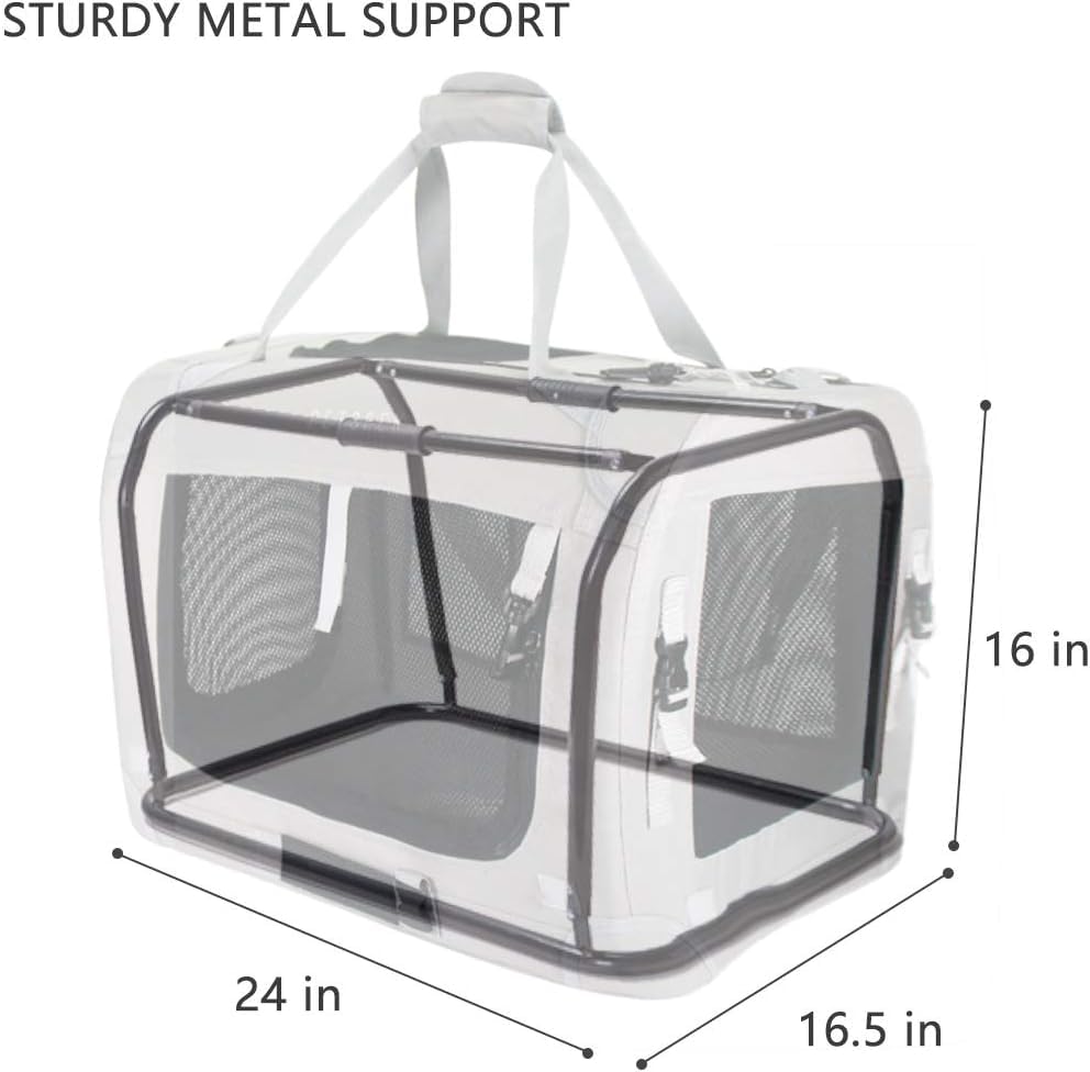 Extra Extra Large Cat Carrier Soft Sided (Grey+)