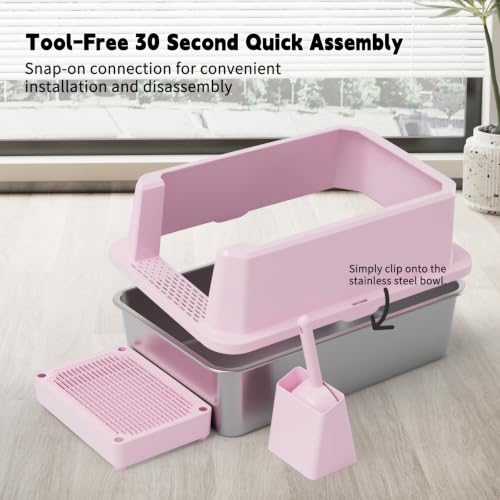 Stainless Semi (Pink, 1 Pack)