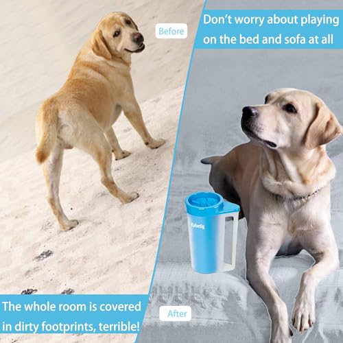 Dog Paw Cleaner with Handle