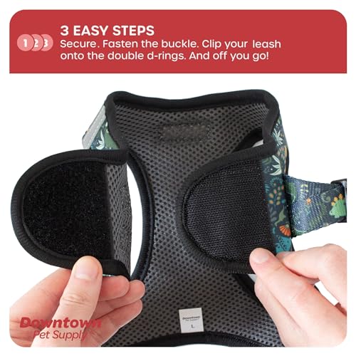 Step in Dog Harness (Small / Dinosaur)