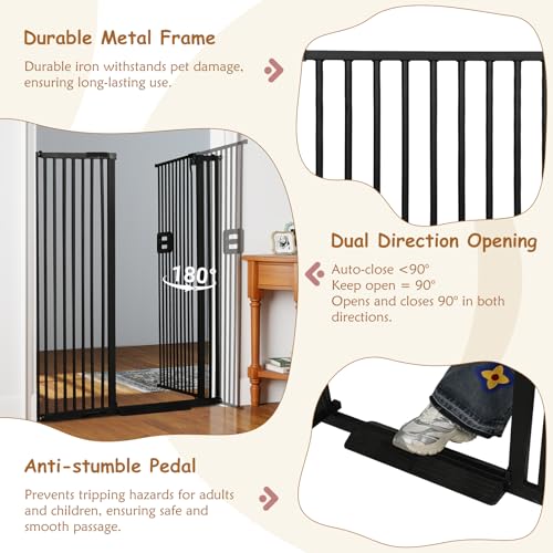 55'' Extra Tall Cat Gate (55" Tall x 42.9 - 46.9" Wide)