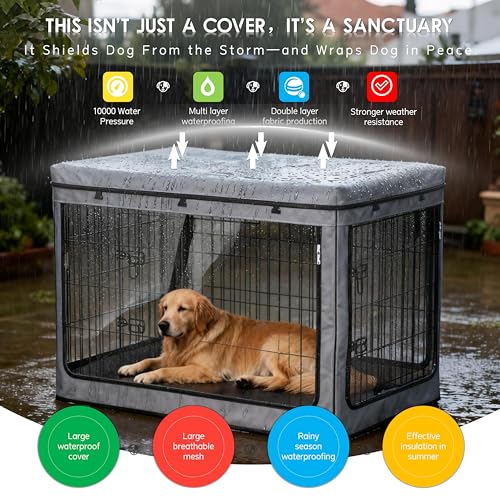 Dog Crate Cover (42.0"L x 42.0"W x 42.0"H)