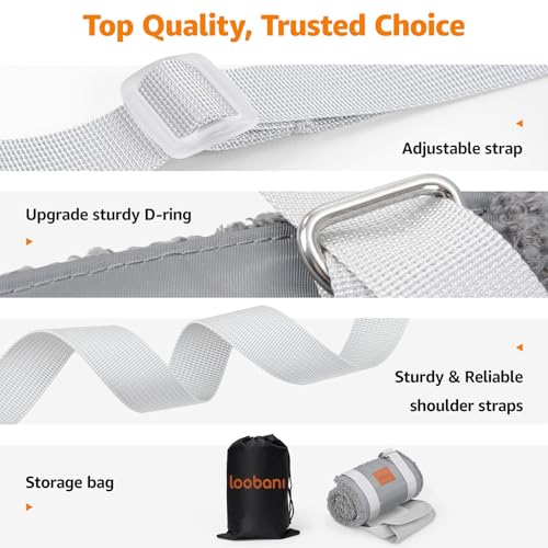 Dog Sling for Extra Large Dogs Hind Leg Support Weak Rear Leg Aid (Grey&Grey / X-Large)