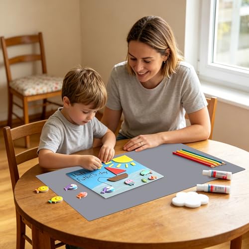 Extra Large Silicone Mats for Kitchen Counter (05-dark Gray / 27.6"L x 16"W)