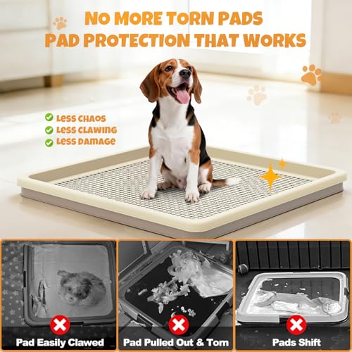 Dog Potty Tray Fits 22 x 22 In Pee Pad