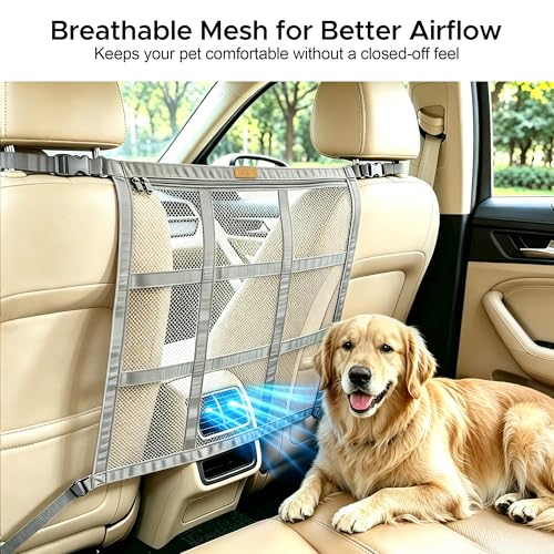 Dog Car Barrier (Grey)