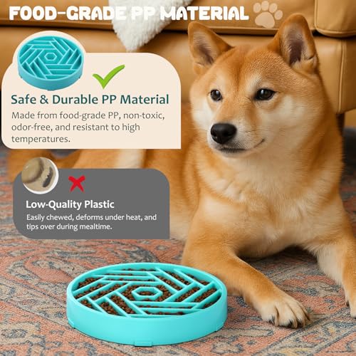Slow Feeder Dog Bowl (sky blue)