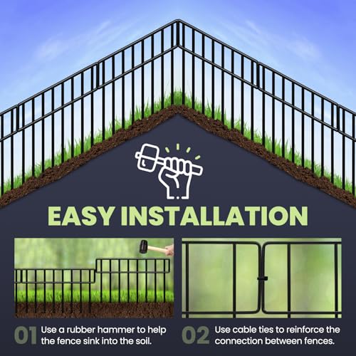 14 Pack Fence Panels 19.5 Ft (14 Pack,19.5Ft)
