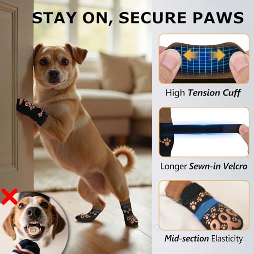 8Pcs Paw Grips for Senior Dogs (M(Pack of 8))