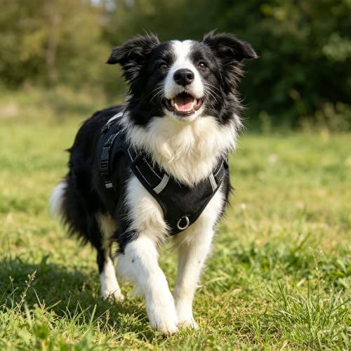 Tactical Dog Harness with Leash (XL)