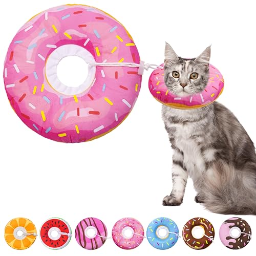 Cat Cone Collar Soft (Donut Pink / Medium)