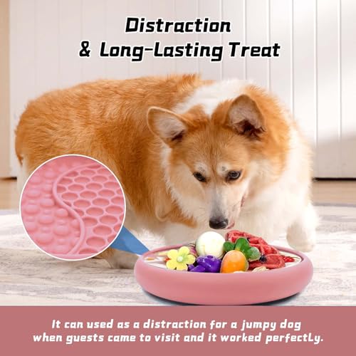 Dog Lick Bowl (Pink / Small)