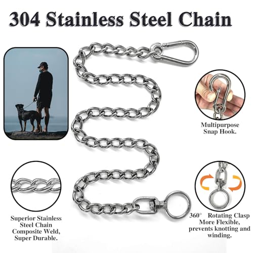 Dog Chain Leash 304 Stainless Steel (304 S/S 20in x 2.5mm)