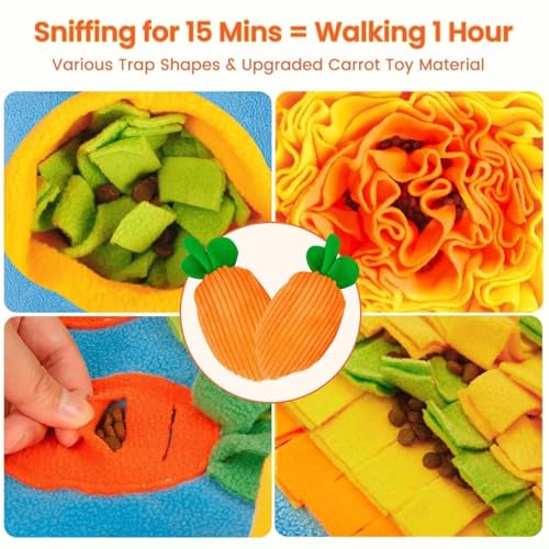 Snuffle Mat for Large Dogs (orange)