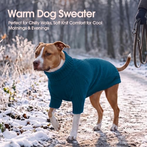 XXXL Dog Sweater (Peacock Blue / XXX-Large)