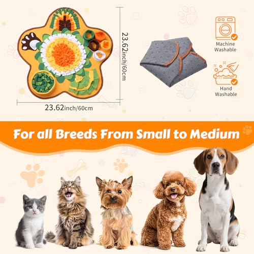 Snuffle Mat for Dogs (Flower)