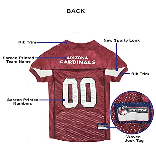 NFL Arizona Cardinals Dog Jersey (Arizona Cardinals / Large)