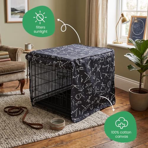 Deep Blue Dog Crate Cover (Rocketman / 30.0"L x 19.0"W x 21.0"H)