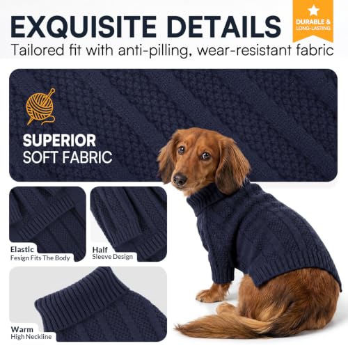 XL Dog Sweater (X-Large / Dark Navy)