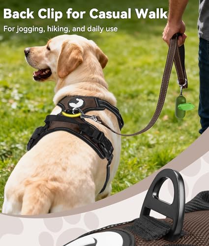 No Pull Dog Harness for Small Dogs (Small / Brown)