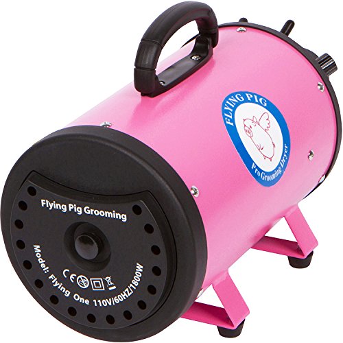 Flying Pig High Velocity Dog Pet Grooming Dryer w (Pink)
