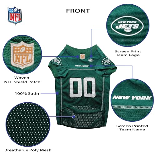 NFL New York Jets Dog Jersey (New York Jets / Small)
