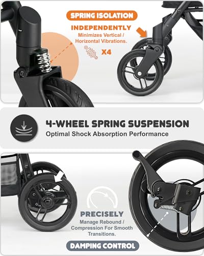 Medium Dog Stroller for Large Dogs (for Medium Pets)