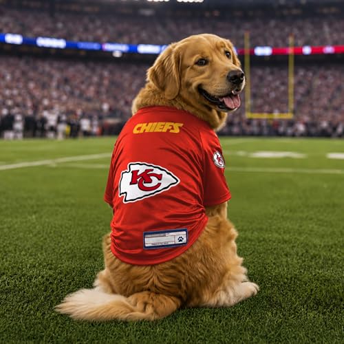 NFL Kansas City Chiefs Stretch Pet Jersey (Kansas City Chiefs / Large)