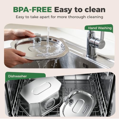 Cat Water Fountain Stainless Steel