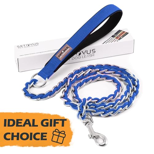 Chain Dog Leash (Blue / 5.2FT(30-80lb))