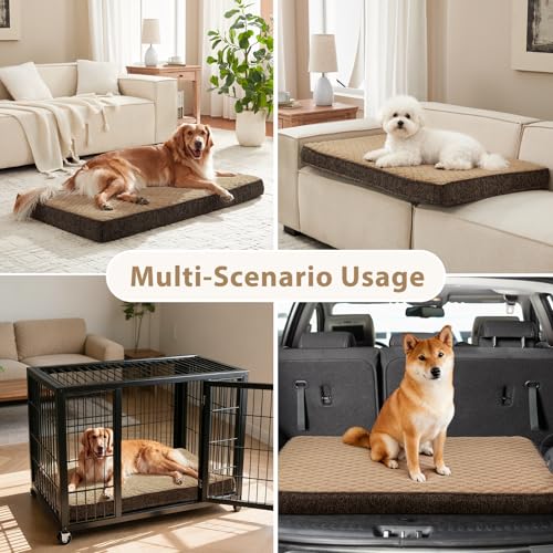 Orthopedic Medium Dog Bed (M(29"x18") / Brown)