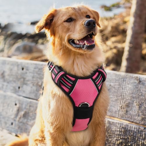 Dog Harness for Large (Pink / X-Large)