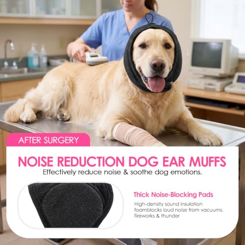 Dog Ear Muffs Noise Protection (Grey / Medium)