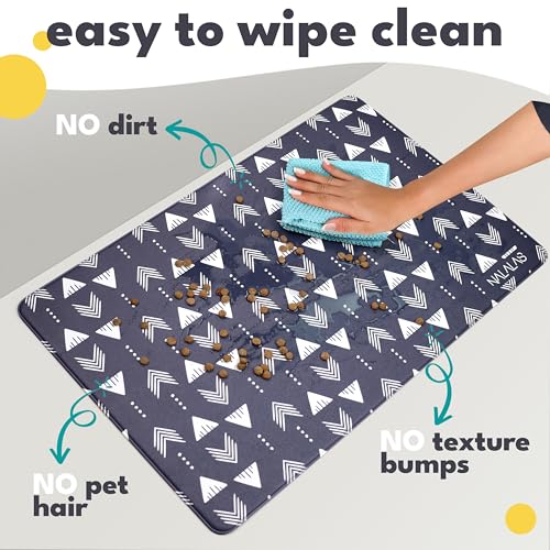 Dog Mat for Food and Water (12"L x 18"W / Nomad)