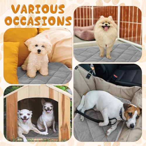 4 Pack Self Warming Pet Mat (Gray / 17.7 x 23.6 Inches)