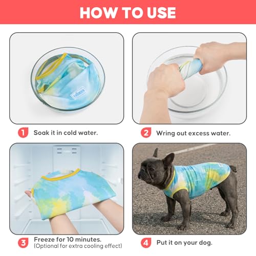 2Pack Dog Shirt for Large Dogs Soft Breathable T (XXX-Large (55-75lbs) / Purple+Blue)