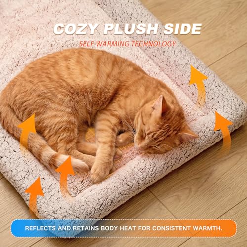 Self Warming Cat Bed (Gray / 18"x24")