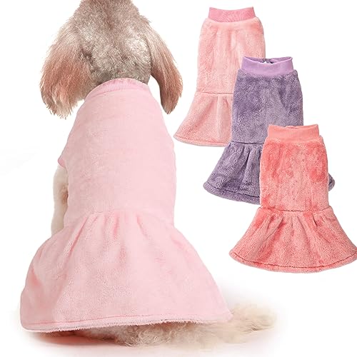 Small Dog Dress Clothes (Pink,Violet,Rosepink / X-Large)