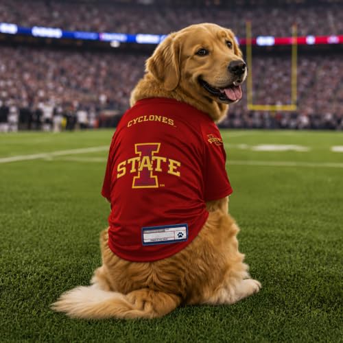 NCAA Iowa State Cyclones Stretch Pet Jersey (Iowa State Cyclones / X-Small)