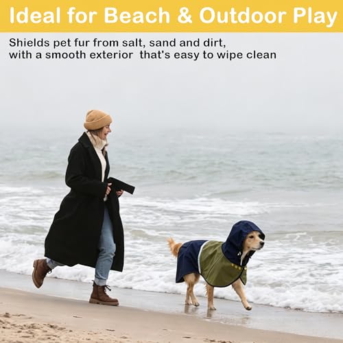 Dog Raincoat Jacket (Blue / X-Small)