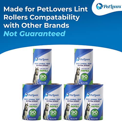 Extra Sticky Lint Roller 6 Pack of Refills Only