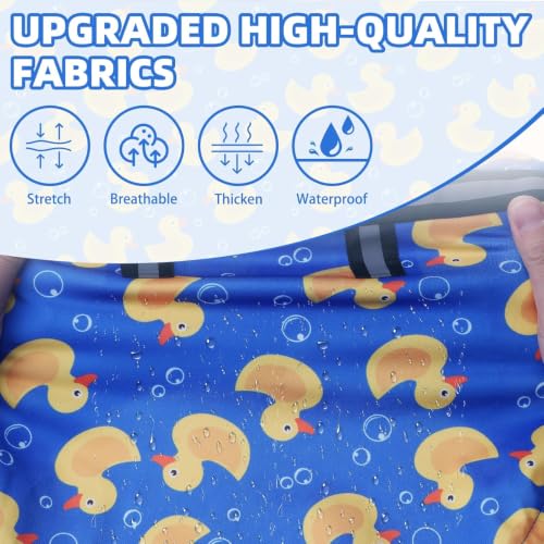 Dog Raincoat with Hood & Harness Built (XS (Back 10", Chest 16.9", Neck 12") / Blue)