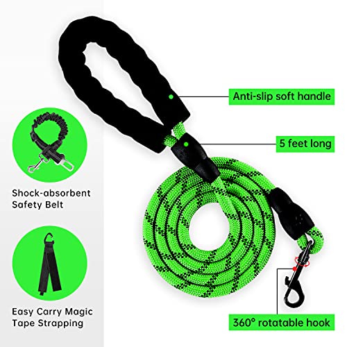 No Pull Dog Harness for Large Dogs (Green / X-Large)